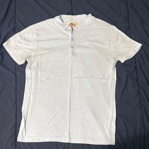 C&C California Light Gray Henley Shirt